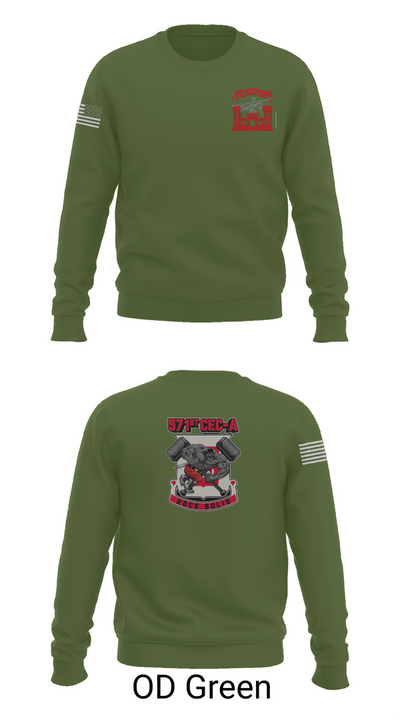 571st CEC-A 52010790 Crew Neck Sweatshirt - 45