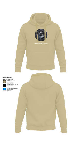 Hoodie, Charlie Battery 2-114th FA, , Teamtime, Team time, sublimation, custom sports apparel, team uniforms, spirit wear, spiritwear, sports uniforms, custom shirts, team store, custom team store, fundraiser sports, apparel fundraiser