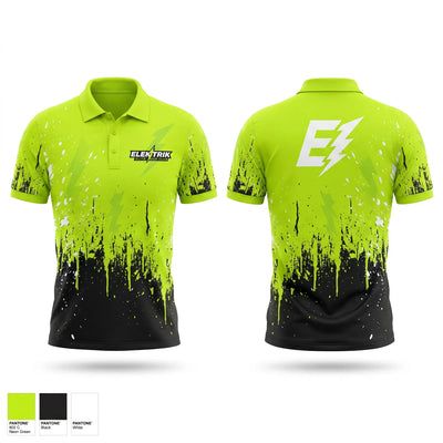 ELEKTRIK ELITE TRACK CLUB Short Sleeve Performance Polo - 1