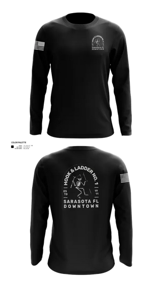 Long Sleeve Performance Shirt, Sarasota county fire dept sta 1, Fire Department, Teamtime, Team time, sublimation, custom sports apparel, team uniforms, spirit wear, spiritwear, sports uniforms, custom shirts, team store, custom team store, fundraiser sports, apparel fundraiser
