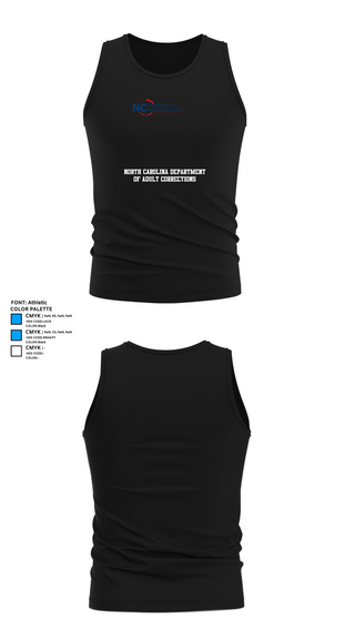 Tank Top, North Carolina Department of Adult Corrections, , Teamtime, Team time, sublimation, custom sports apparel, team uniforms, spirit wear, spiritwear, sports uniforms, custom shirts, team store, custom team store, fundraiser sports, apparel fundraiser
