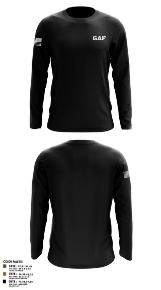 Long Sleeve Performance Shirt, GAF, , Teamtime, Team time, sublimation, custom sports apparel, team uniforms, spirit wear, spiritwear, sports uniforms, custom shirts, team store, custom team store, fundraiser sports, apparel fundraiser