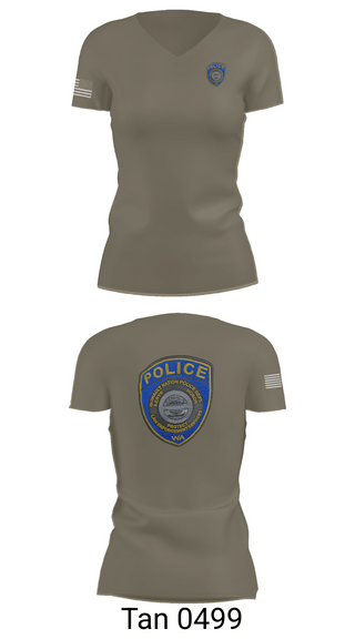 Womens Short Sleeve Vneck Shirt, Quinault Police, Police, Teamtime, Team time, sublimation, custom sports apparel, team uniforms, spirit wear, spiritwear, sports uniforms, custom shirts, team store, custom team store, fundraiser sports, apparel fundraiser