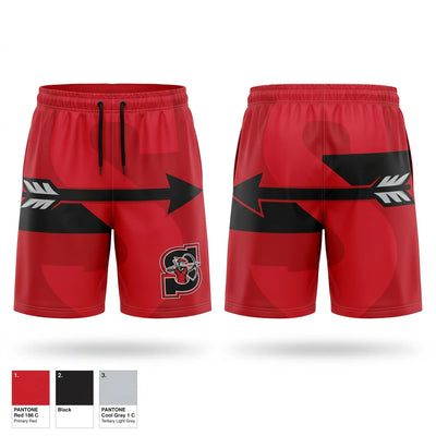 Sherwood Middle School Football Athletic Shorts With Pockets - 1