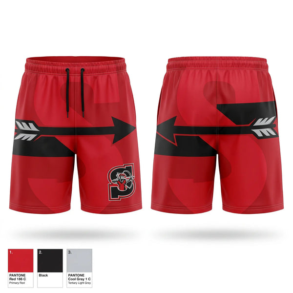 Athletic Shorts With Pockets, Sherwood Middle School Football, , Teamtime, Team time, sublimation, custom sports apparel, team uniforms, spirit wear, spiritwear, sports uniforms, custom shirts, team store, custom team store, fundraiser sports, apparel fundraiser