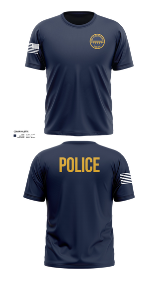 Old School Cotton Feel Shirt, West Conshohocken Police Department, Police, Teamtime, Team time, sublimation, custom sports apparel, team uniforms, spirit wear, spiritwear, sports uniforms, custom shirts, team store, custom team store, fundraiser sports, apparel fundraiser