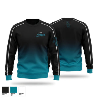Crew Neck Sweatshirt, Copa Chaos, Baseball, Teamtime, Team time, sublimation, custom sports apparel, team uniforms, spirit wear, spiritwear, sports uniforms, custom shirts, team store, custom team store, fundraiser sports, apparel fundraiser