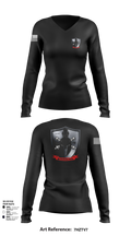E/1-79 FA 20170635 Women's Long Sleeve V-neck Shirt - 101