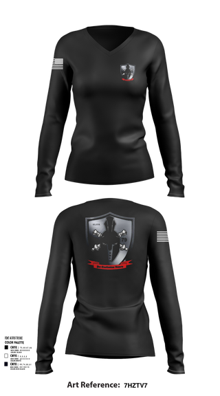 Womens Long Sleeve Vneck Shirt, E/1-79 FA, , Teamtime, Team time, sublimation, custom sports apparel, team uniforms, spirit wear, spiritwear, sports uniforms, custom shirts, team store, custom team store, fundraiser sports, apparel fundraiser
