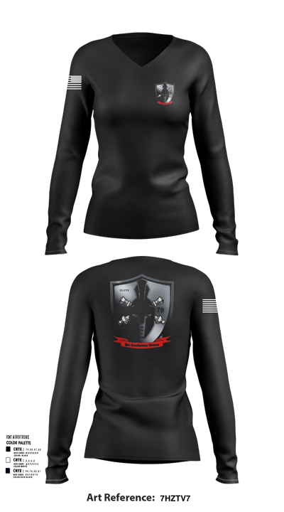 E/1-79 FA 20170635 Women's Long Sleeve V-neck Shirt - 101