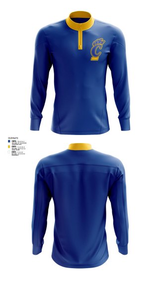 Quarter Zip Jacket, Campbellsport Cougars, Women's Basketball, Teamtime, Team time, sublimation, custom sports apparel, team uniforms, spirit wear, spiritwear, sports uniforms, custom shirts, team store, custom team store, fundraiser sports, apparel fundraiser