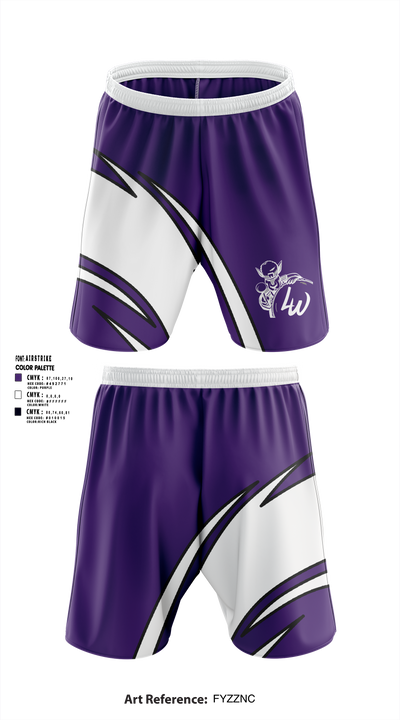 LWHS Kangs Band Athletic Shorts With Pockets - 5