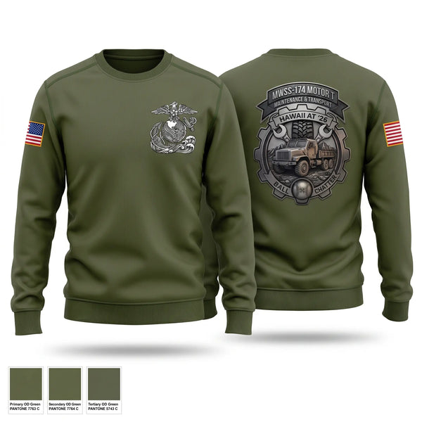 Crew Neck Sweatshirt, Annual Training 2026, Marines, Teamtime, Team time, sublimation, custom sports apparel, team uniforms, spirit wear, spiritwear, sports uniforms, custom shirts, team store, custom team store, fundraiser sports, apparel fundraiser