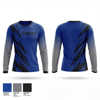 Long Sleeve Performance Shirt, Eagles, Men's Basketball, Teamtime, Team time, sublimation, custom sports apparel, team uniforms, spirit wear, spiritwear, sports uniforms, custom shirts, team store, custom team store, fundraiser sports, apparel fundraiser