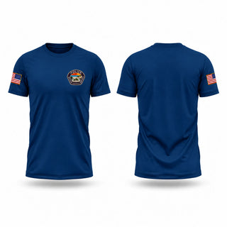 Old School Cotton Feel Shirt, Grand Beach/Michiana Police Department, Police, Teamtime, Team time, sublimation, custom sports apparel, team uniforms, spirit wear, spiritwear, sports uniforms, custom shirts, team store, custom team store, fundraiser sports, apparel fundraiser