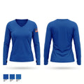 SCTF-5 Women's Long Sleeve V-neck Shirt - 1