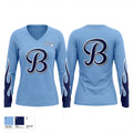 South Coast Blues 98057722 Women's Long Sleeve V-neck Shirt - 1