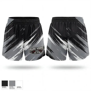 Womens Shorts, DARK HORSE MMA/JIU JITSU, , Teamtime, Team time, sublimation, custom sports apparel, team uniforms, spirit wear, spiritwear, sports uniforms, custom shirts, team store, custom team store, fundraiser sports, apparel fundraiser