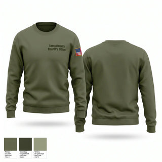 Crew Neck Sweatshirt, Tama County Sheriff’s Office, Police, Teamtime, Team time, sublimation, custom sports apparel, team uniforms, spirit wear, spiritwear, sports uniforms, custom shirts, team store, custom team store, fundraiser sports, apparel fundraiser