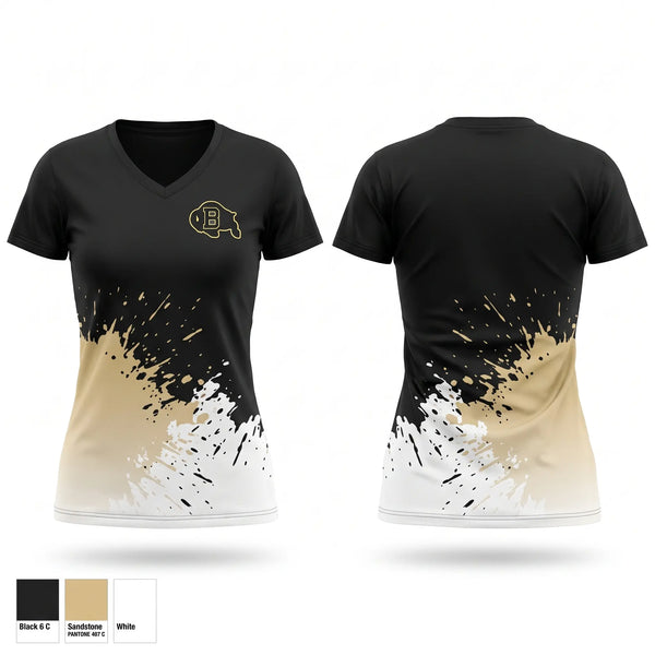 Womens Short Sleeve Vneck Shirt, Buffalo Bison, Men's Soccer, Teamtime, Team time, sublimation, custom sports apparel, team uniforms, spirit wear, spiritwear, sports uniforms, custom shirts, team store, custom team store, fundraiser sports, apparel fundraiser