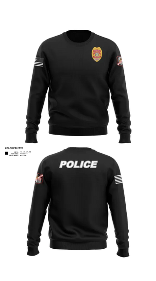 Crew Neck Sweatshirt, Strafford Police, Police, Teamtime, Team time, sublimation, custom sports apparel, team uniforms, spirit wear, spiritwear, sports uniforms, custom shirts, team store, custom team store, fundraiser sports, apparel fundraiser