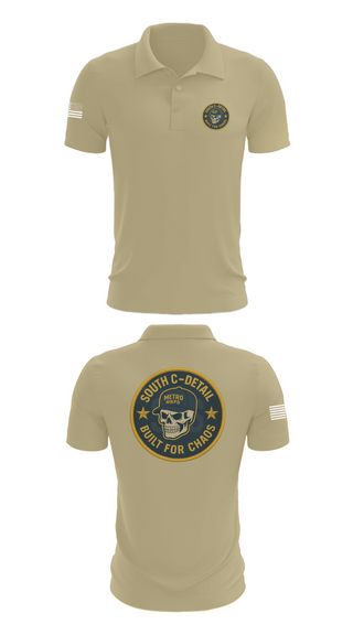 Short Sleeve Performance Polo, South C Detail, , Teamtime, Team time, sublimation, custom sports apparel, team uniforms, spirit wear, spiritwear, sports uniforms, custom shirts, team store, custom team store, fundraiser sports, apparel fundraiser