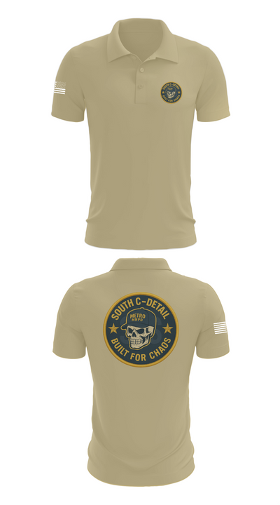 South C Detail 31033185 Short Sleeve Performance Polo - 83