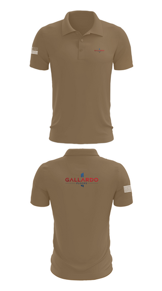 Short Sleeve Performance Polo, Gallardo Floor’s, Army, Teamtime, Team time, sublimation, custom sports apparel, team uniforms, spirit wear, spiritwear, sports uniforms, custom shirts, team store, custom team store, fundraiser sports, apparel fundraiser