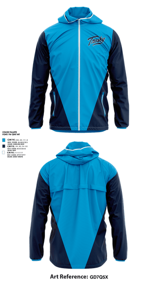 Windbreaker, Trosky Bolts, Baseball, Teamtime, Team time, sublimation, custom sports apparel, team uniforms, spirit wear, spiritwear, sports uniforms, custom shirts, team store, custom team store, fundraiser sports, apparel fundraiser