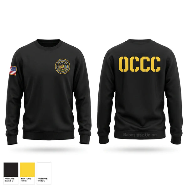 Crew Neck Sweatshirt, OCCC, Police, Teamtime, Team time, sublimation, custom sports apparel, team uniforms, spirit wear, spiritwear, sports uniforms, custom shirts, team store, custom team store, fundraiser sports, apparel fundraiser