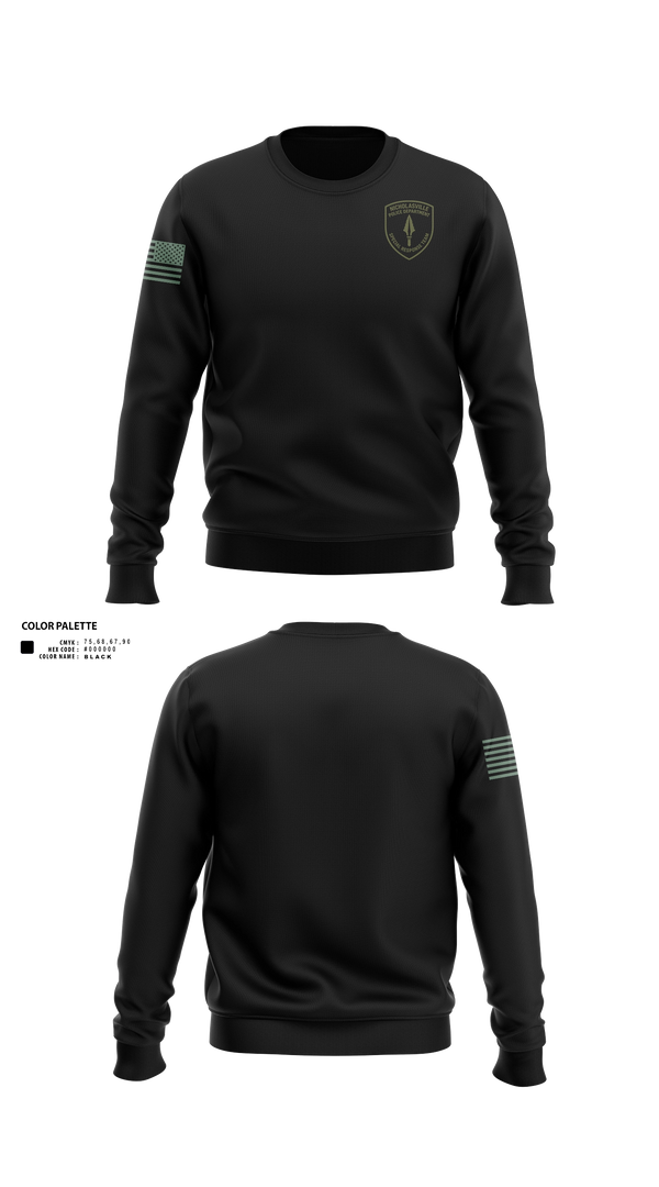 Crew Neck Sweatshirt, Nicholasville Police Department Special Response Team, Police, Teamtime, Team time, sublimation, custom sports apparel, team uniforms, spirit wear, spiritwear, sports uniforms, custom shirts, team store, custom team store, fundraiser sports, apparel fundraiser