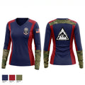 New Braunfels Police SWAT Women's Long Sleeve V-neck Shirt - 1