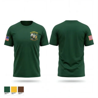 Old School Cotton Feel Shirt, Woodbridge Battalion, Army, Teamtime, Team time, sublimation, custom sports apparel, team uniforms, spirit wear, spiritwear, sports uniforms, custom shirts, team store, custom team store, fundraiser sports, apparel fundraiser