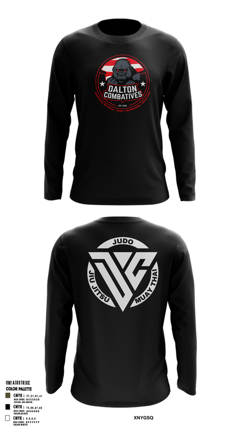 Long Sleeve Performance Shirt, DALTON COMBATIVES, , Teamtime, Team time, sublimation, custom sports apparel, team uniforms, spirit wear, spiritwear, sports uniforms, custom shirts, team store, custom team store, fundraiser sports, apparel fundraiser