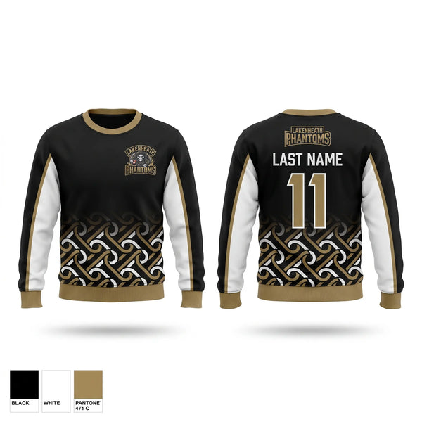 Crew Neck Sweatshirt, Lakenheath Phantoms, Men's Soccer, Teamtime, Team time, sublimation, custom sports apparel, team uniforms, spirit wear, spiritwear, sports uniforms, custom shirts, team store, custom team store, fundraiser sports, apparel fundraiser