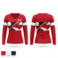 Wingate Generals Women's Long Sleeve V-neck Shirt - 1