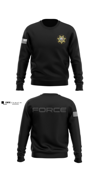 Crew Neck Sweatshirt, Ucla police departments, Police, Teamtime, Team time, sublimation, custom sports apparel, team uniforms, spirit wear, spiritwear, sports uniforms, custom shirts, team store, custom team store, fundraiser sports, apparel fundraiser
