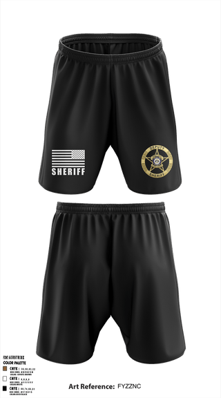 Athletic Shorts With Pockets, Cook County Sheriff’s Office, Police, Teamtime, Team time, sublimation, custom sports apparel, team uniforms, spirit wear, spiritwear, sports uniforms, custom shirts, team store, custom team store, fundraiser sports, apparel fundraiser