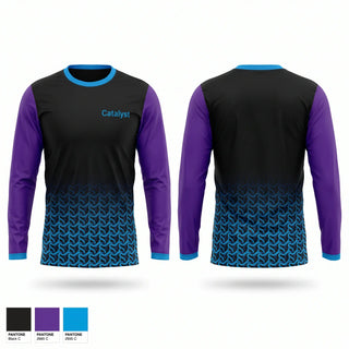 Long Sleeve Performance Shirt, Catalyst, Baseball, Teamtime, Team time, sublimation, custom sports apparel, team uniforms, spirit wear, spiritwear, sports uniforms, custom shirts, team store, custom team store, fundraiser sports, apparel fundraiser