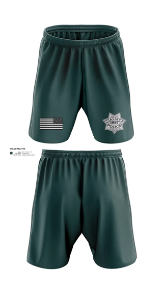 Athletic Shorts With Pockets, Coalinga Police Department, Police, Teamtime, Team time, sublimation, custom sports apparel, team uniforms, spirit wear, spiritwear, sports uniforms, custom shirts, team store, custom team store, fundraiser sports, apparel fundraiser