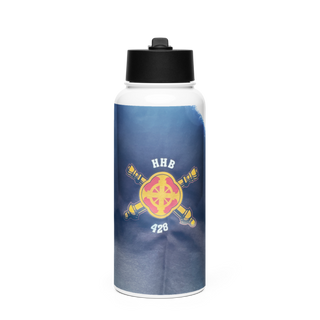 HHB, 428th Field Artillery Brigade 81466610 Stainless Steel Water Bottle with a Straw Lid