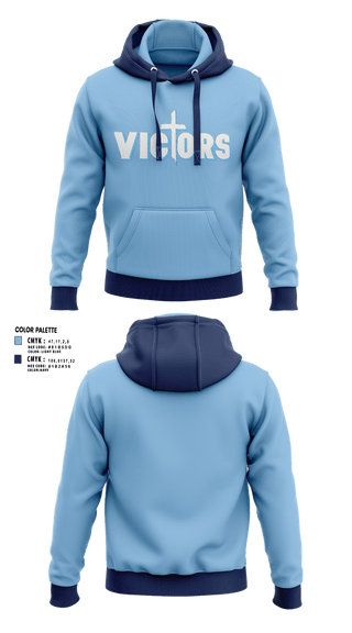 Hoodie, Victors, Men's Basketball, Teamtime, Team time, sublimation, custom sports apparel, team uniforms, spirit wear, spiritwear, sports uniforms, custom shirts, team store, custom team store, fundraiser sports, apparel fundraiser