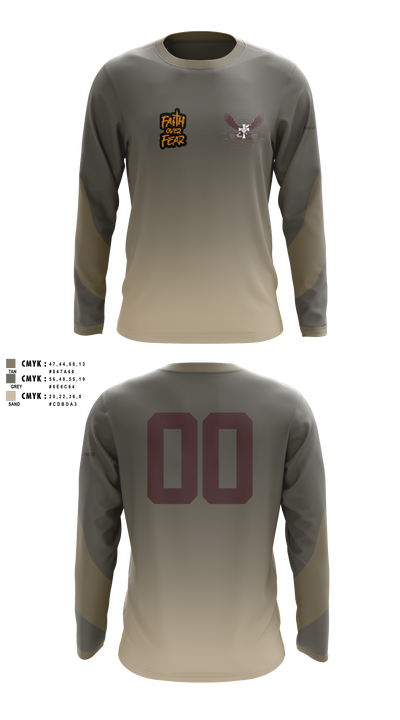 Agape Youth Reachout inc 83634820 Long Sleeve Performance Shirt 3