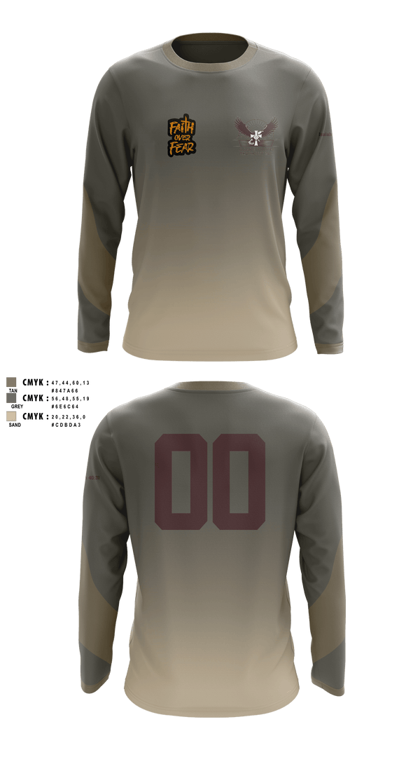 Long Sleeve Performance Shirt, Agape Youth Reachout inc, , Teamtime, Team time, sublimation, custom sports apparel, team uniforms, spirit wear, spiritwear, sports uniforms, custom shirts, team store, custom team store, fundraiser sports, apparel fundraiser