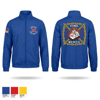 Windbreaker, Station 25, Fire Department, Teamtime, Team time, sublimation, custom sports apparel, team uniforms, spirit wear, spiritwear, sports uniforms, custom shirts, team store, custom team store, fundraiser sports, apparel fundraiser