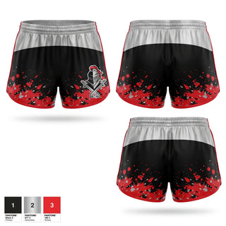 Womens Shorts, Knights Track Club, Track & Field, Teamtime, Team time, sublimation, custom sports apparel, team uniforms, spirit wear, spiritwear, sports uniforms, custom shirts, team store, custom team store, fundraiser sports, apparel fundraiser