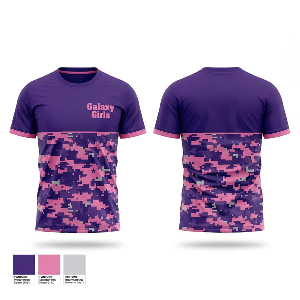 Short Sleeve Performance Shirt, Galaxy Girls, Women's Soccer, Teamtime, Team time, sublimation, custom sports apparel, team uniforms, spirit wear, spiritwear, sports uniforms, custom shirts, team store, custom team store, fundraiser sports, apparel fundraiser