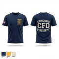 Concord Fire Department 12891860 Old School Cotton Feel Shirt - 1