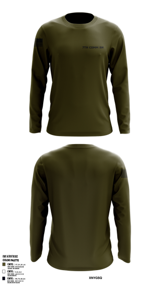 Long Sleeve Performance Shirt, 7th COMM BN, , Teamtime, Team time, sublimation, custom sports apparel, team uniforms, spirit wear, spiritwear, sports uniforms, custom shirts, team store, custom team store, fundraiser sports, apparel fundraiser