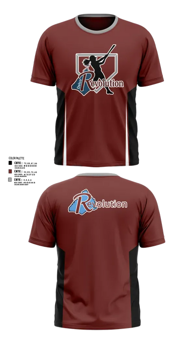 Revolution Delco 14U White 16539656 Short Sleeve Performance Shirt - 5
